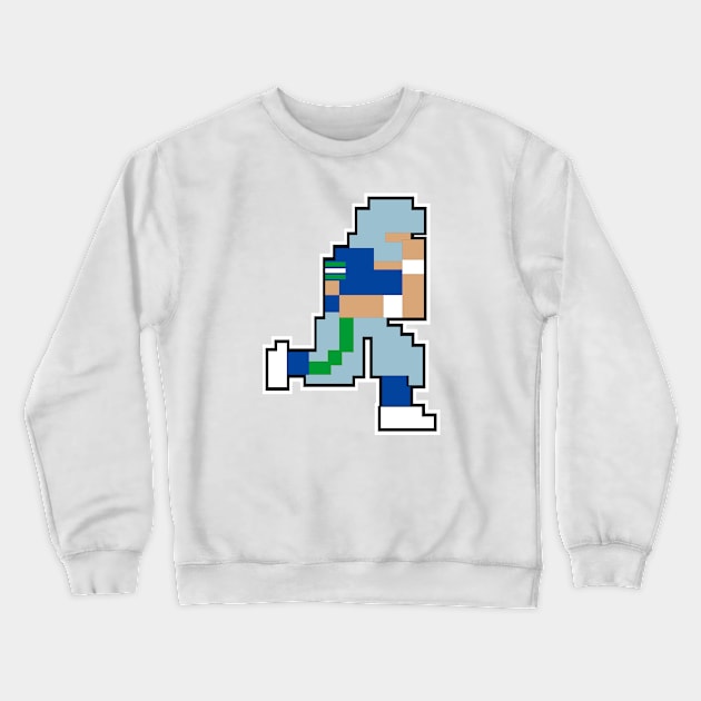 Tecmo Bowl - SEA 8-bit Seattle Crewneck Sweatshirt by jackandcharlie